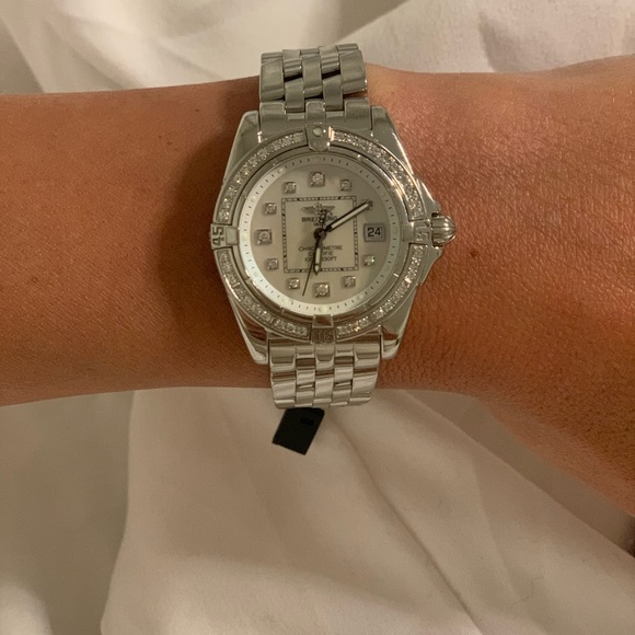 Authentic 32mm Breitling Galactic watch - Picture 3 of 13